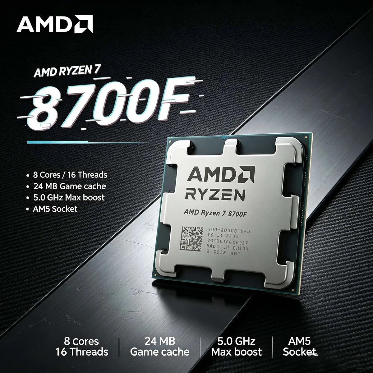 Amd Cpu Ryzen 7 - Processeur AMD R7 8700F Ryzen 7