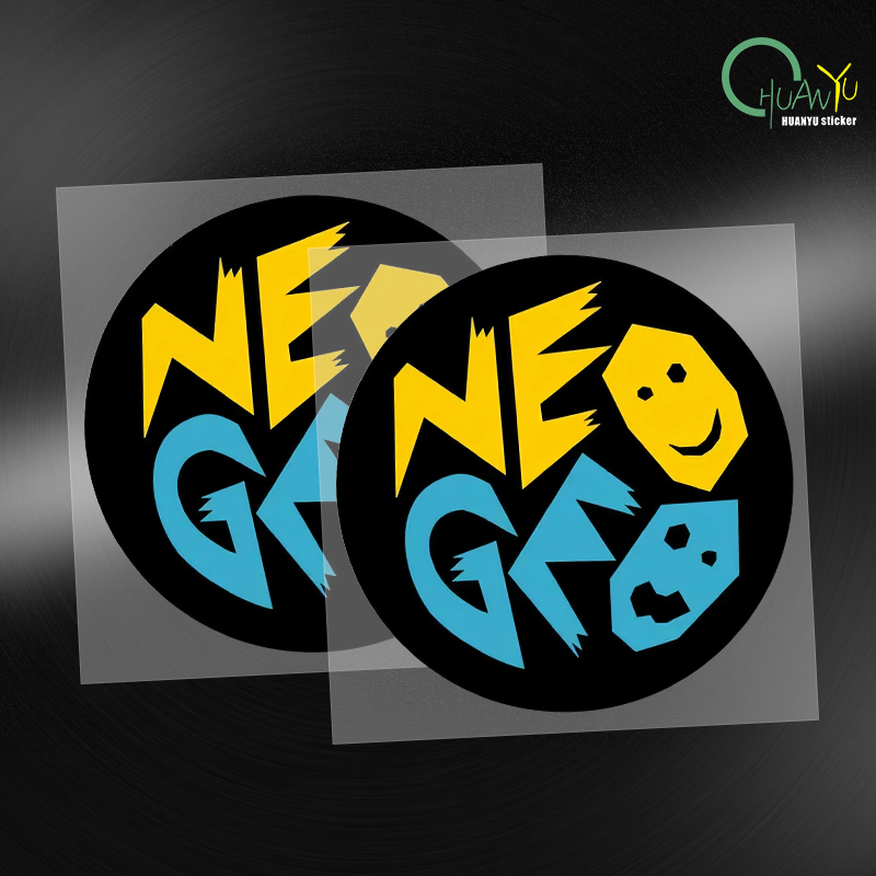 Retro Gaming Logo - Autocollant en vinyle avec Logo de