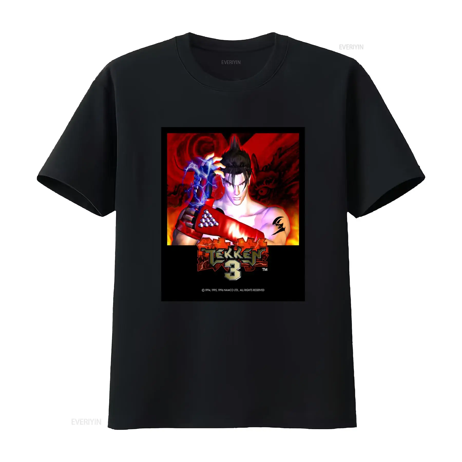 Retro Gaming T Shirt - T-shirt imprimé vintage Tekken 3 Fighting