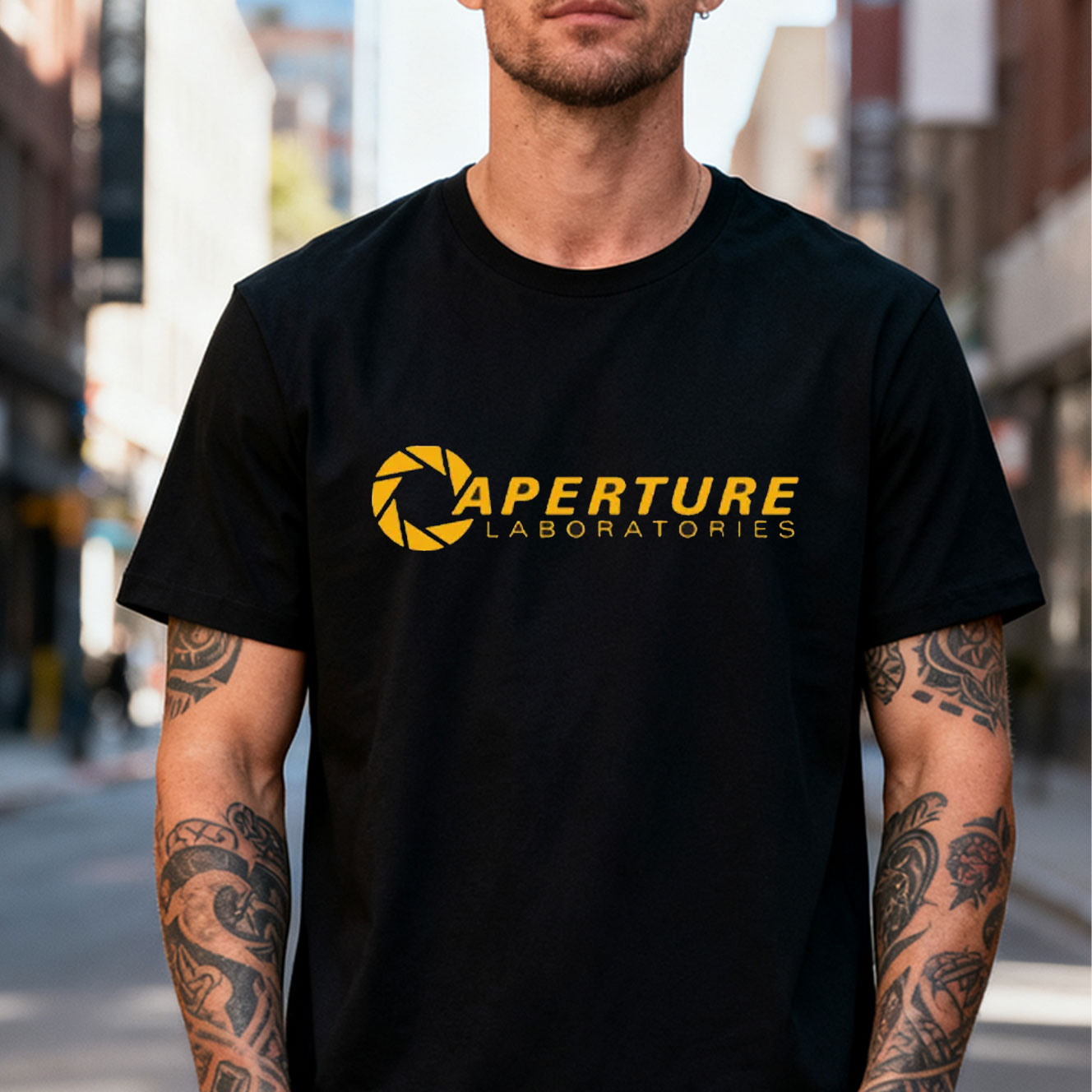 Retro Gaming Logo - T-shirt en coton pour hommes, T-Shirt