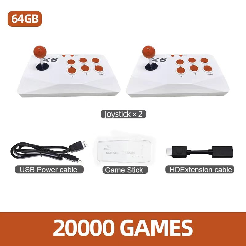 Retro Gaming X6 - X6 Console de jeu vidéo 4K
