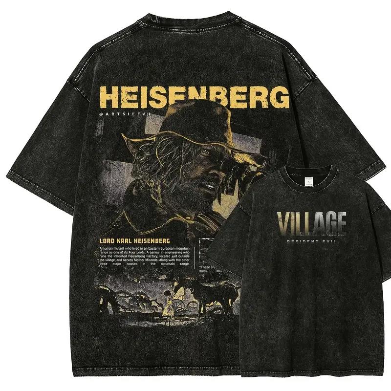 Retro Gaming T Shirt - T-shirt imprimé Resident Evil Karl Heisenberg