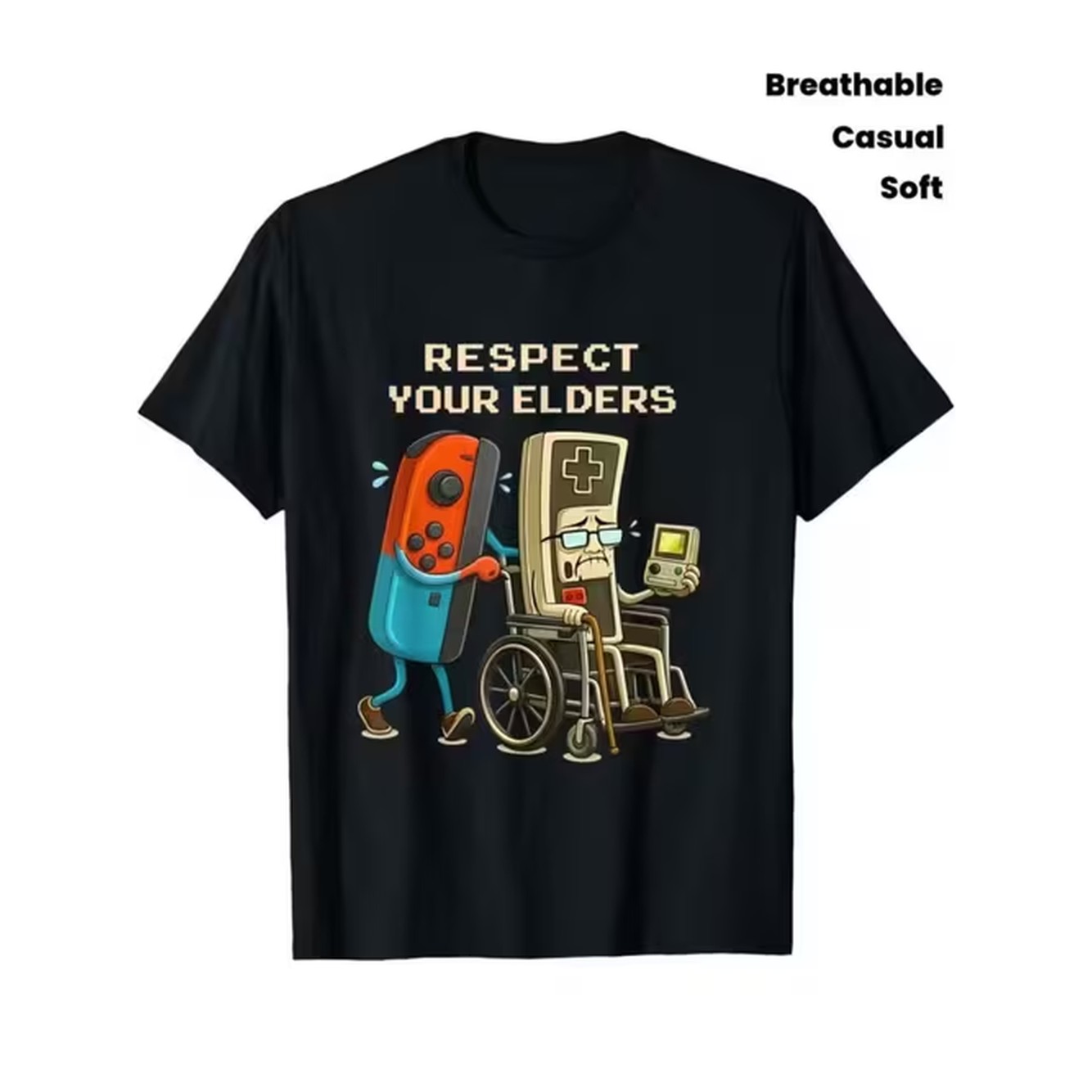Retro Gaming T Shirt - T-shirt de jeu vintage pour homme,