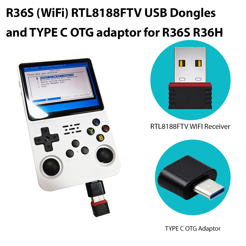 Retro Gaming Handheld 2026 - Dongles USB et adaptateur OTG TYPE