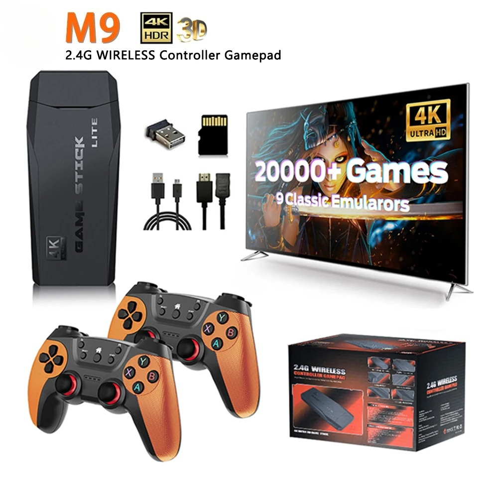 Retro Gaming X6 - Console de jeu vidéo M9 4K