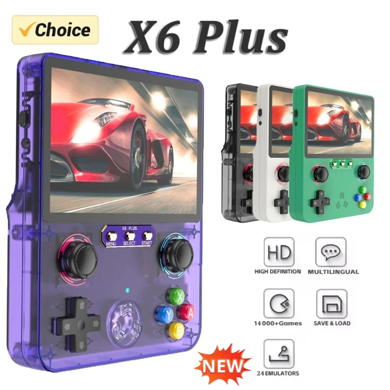 Retro Gaming X6 - Console de jeu portable Retro X6