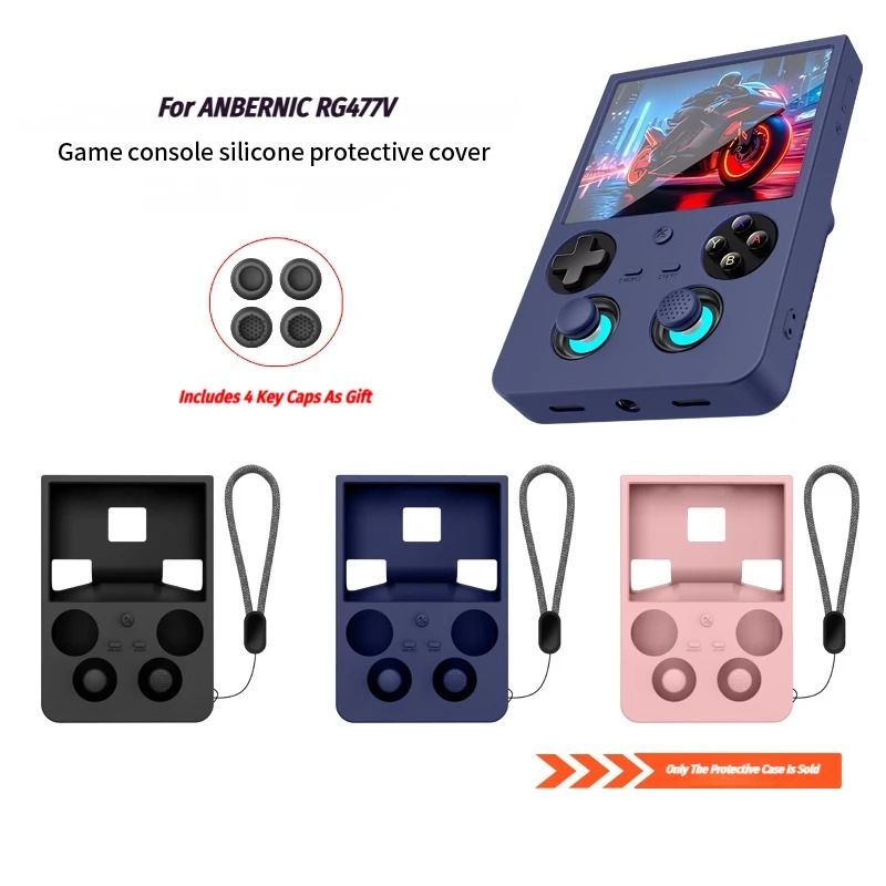 Retro Gaming Handheld 2026 - Étui de protection en silicone pour