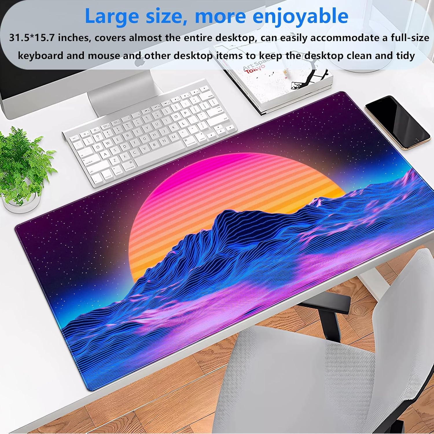Tapis de bureau rétro Synthwav - Mouse Gaming Retro avis et prix