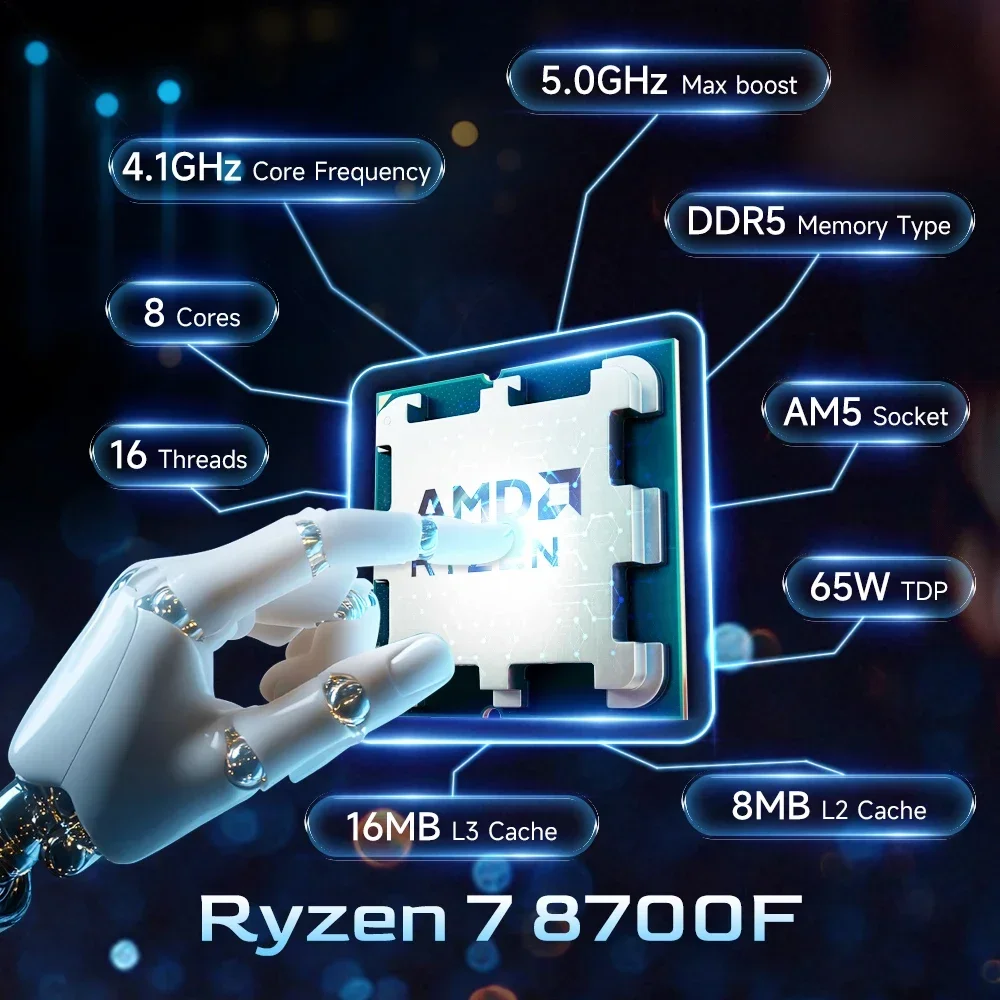 Processeur AMD R7 8700F Ryzen  - Amd Cpu Ryzen 7 avis et prix