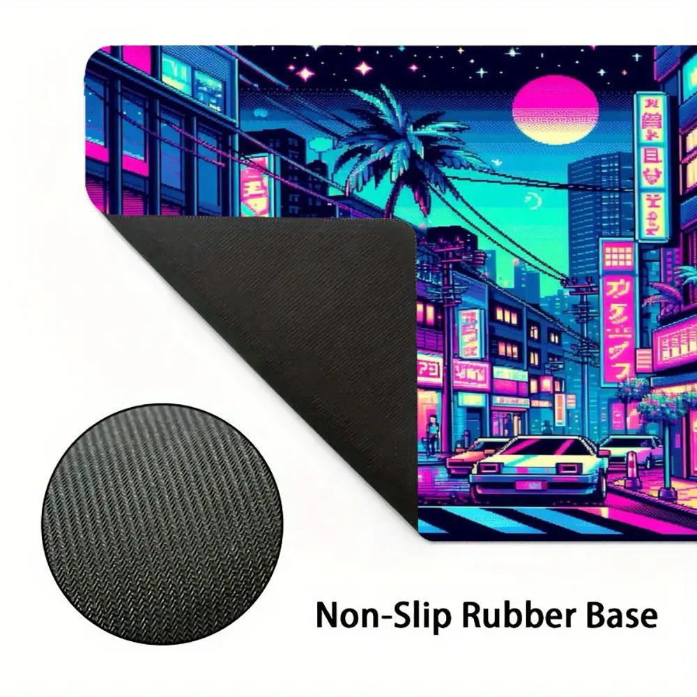Tapis de souris rétro néon sty - Retro Gaming Japan avis et prix