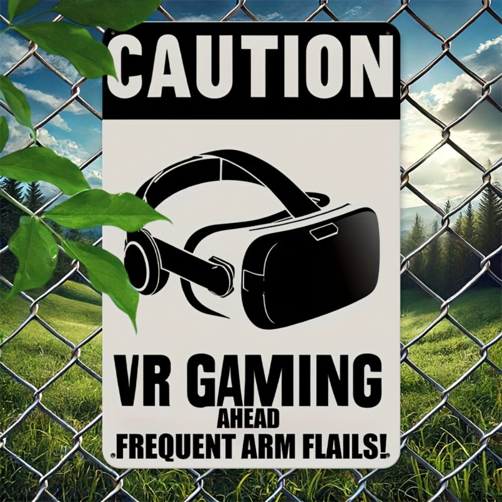 1PC Panneau en métal VR Gaming - Retro Gaming Vr avis et prix