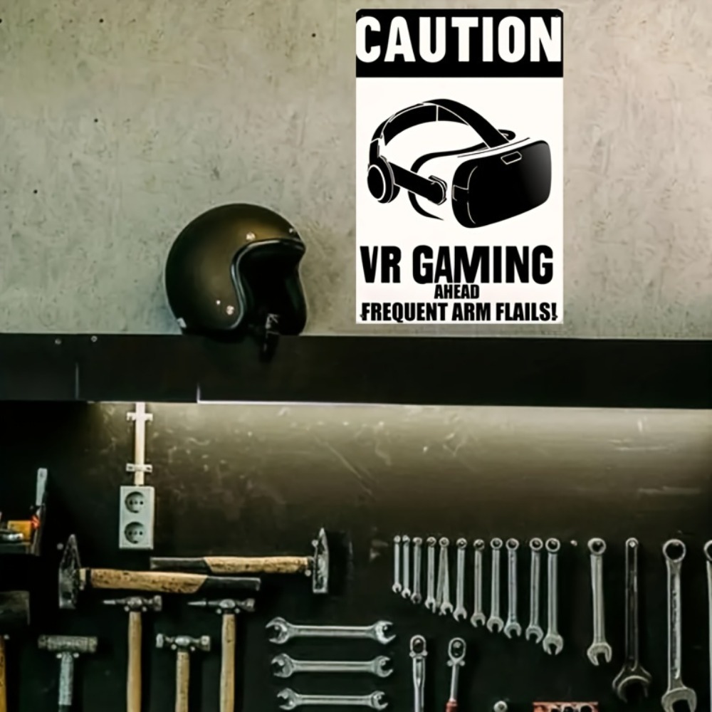 1PC Panneau en métal VR Gaming - Retro Gaming Vr avis et prix