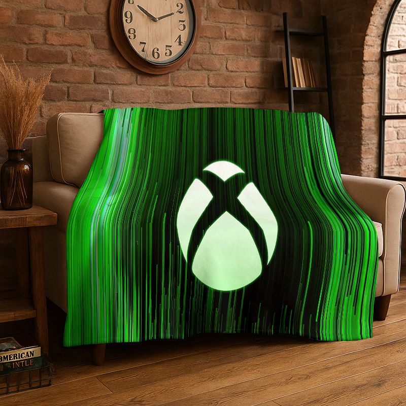 Couverture en flanelle rétro a - Retro Gaming Logo avis et prix
