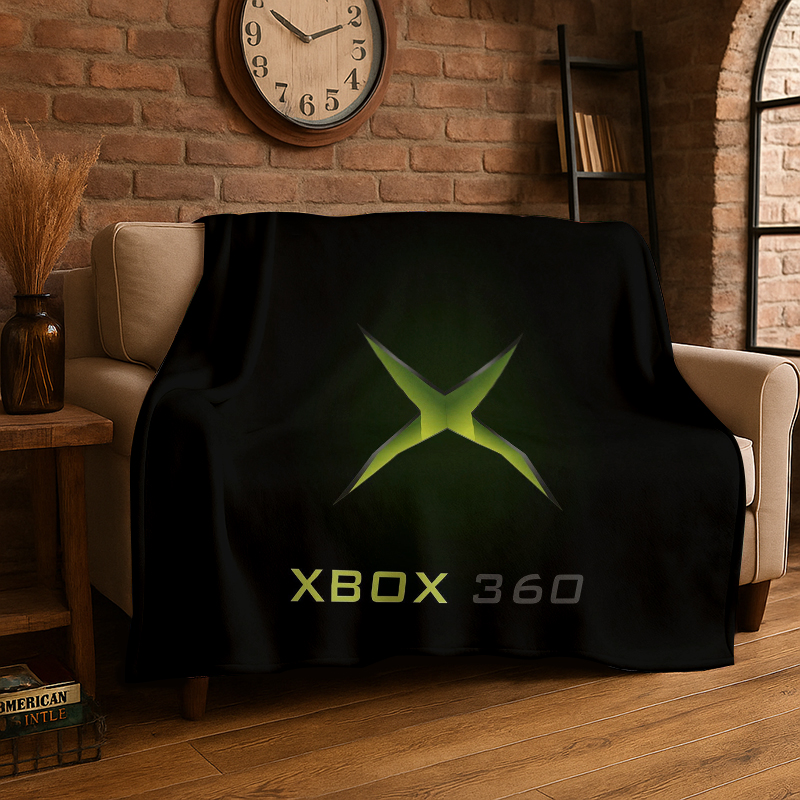 Couverture en flanelle rétro a - Retro Gaming Logo avis et prix