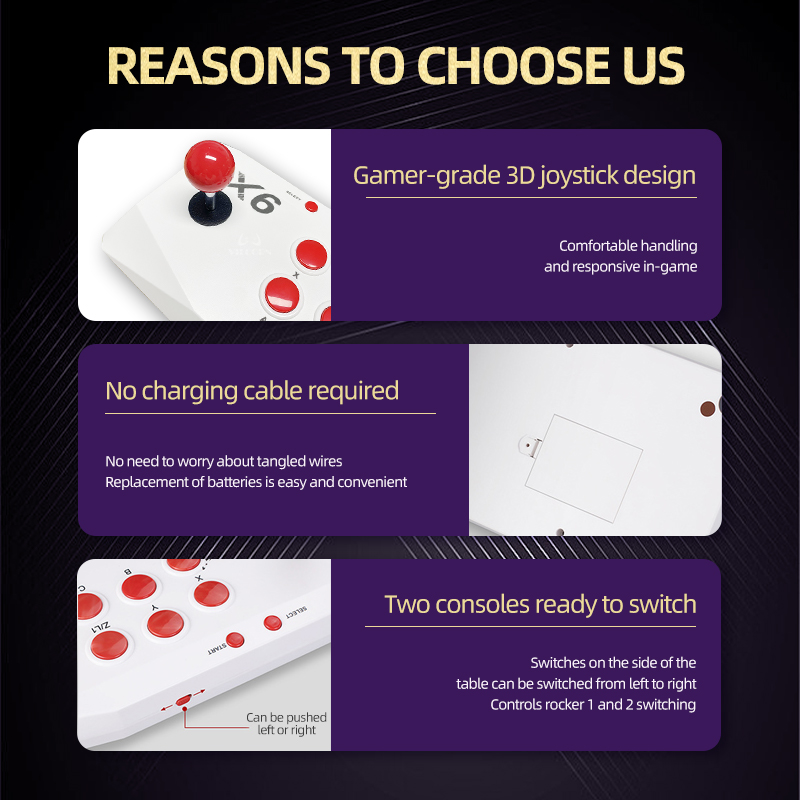 X6 Console de jeu vidéo 4K HD  - Retro Gaming X6 avis et prix