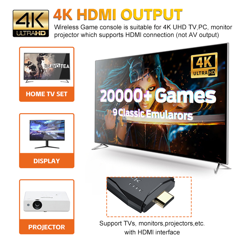 Console de jeu vidéo M9 4K 200 - Retro Gaming X6 avis et prix