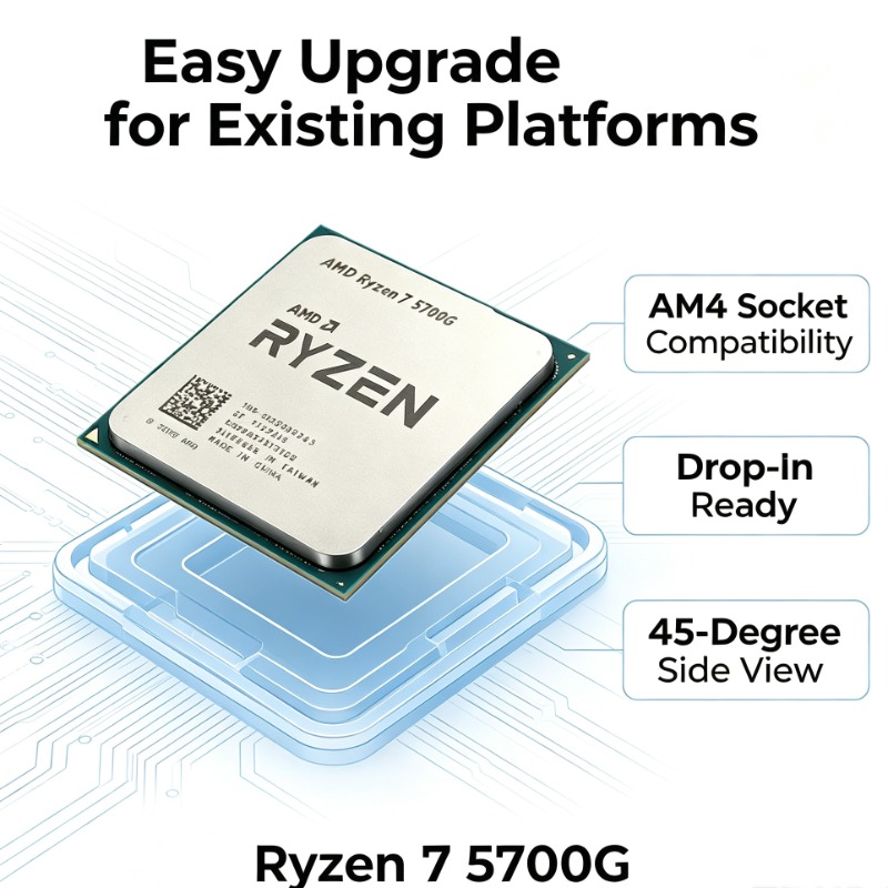 Processeur AMD Ryzen 7 5700G,  - Amd Cpu Ryzen 7 avis et prix