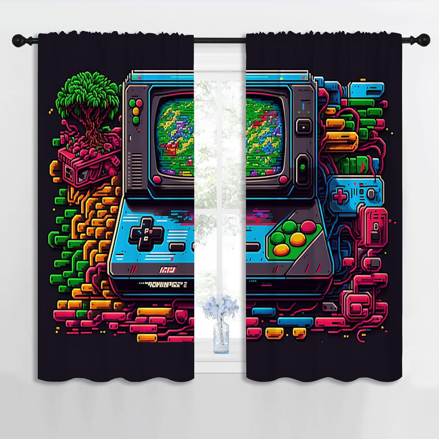 Rideaux occultants à motif de  - Retro Gaming Japan avis et prix