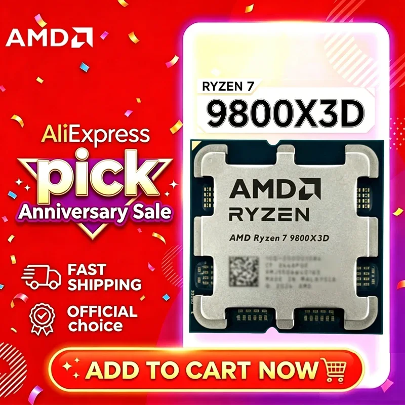 AMD Ryzen 7 9800X3D R7 9800X3D - Amd Cpu Ryzen 7 avis et prix