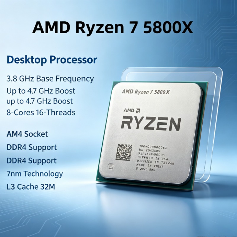 Processeur AMD Ryzen 7 5800X R - Amd Cpu Ryzen 7 avis et prix