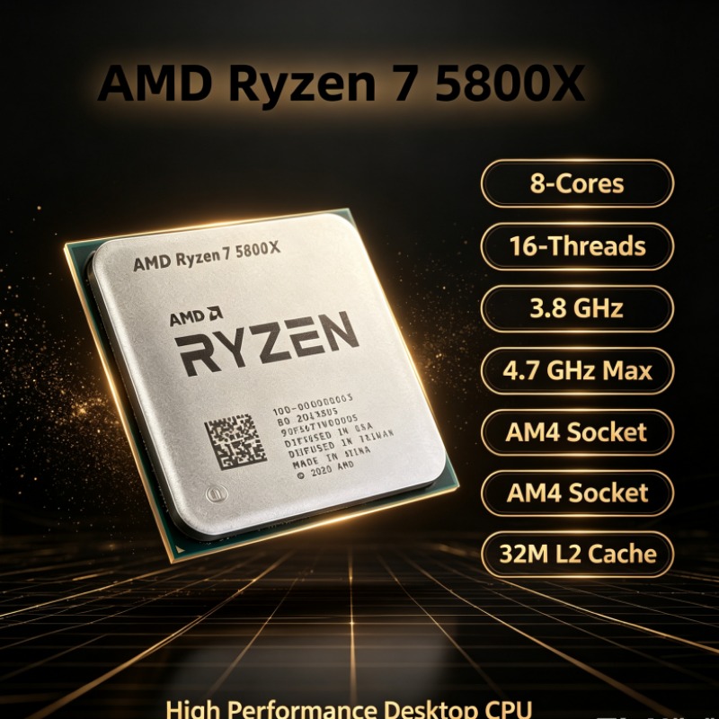 Processeur AMD Ryzen 7 5800X R - Amd Cpu Ryzen 7 avis et prix