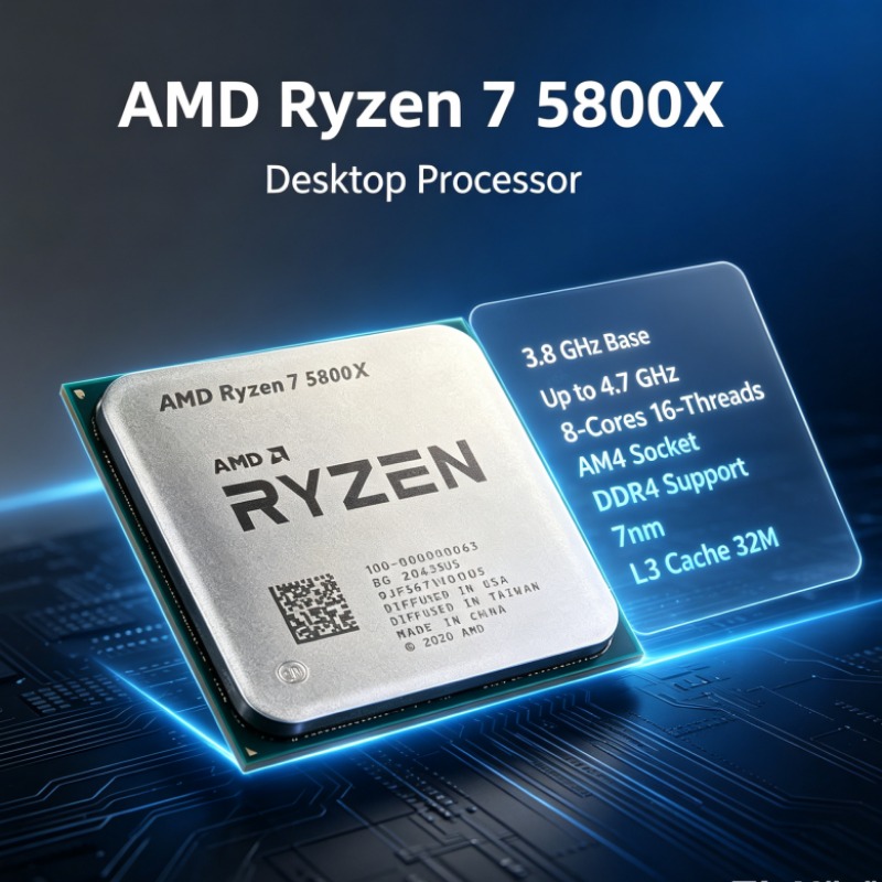 Processeur AMD Ryzen 7 5800X R - Amd Cpu Ryzen 7 avis et prix