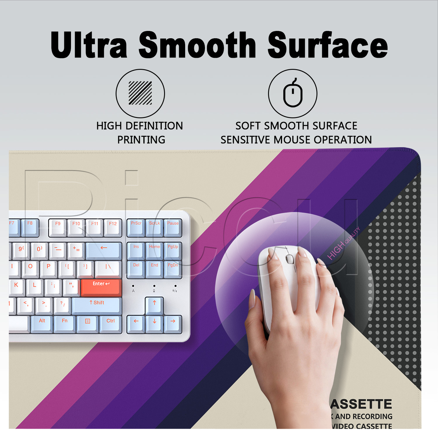 Tapis de souris XXL avec impre - Mouse Gaming Retro avis et prix