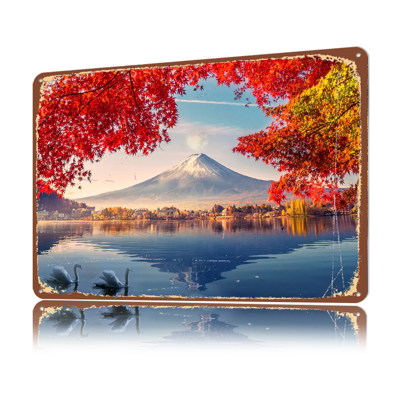 Affiche 3D texturée Mont Fuji  - Retro Gaming Japan avis et prix
