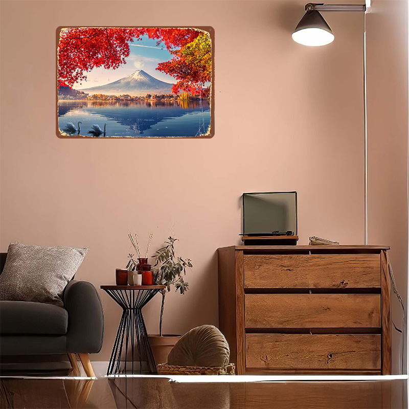 Affiche 3D texturée Mont Fuji  - Retro Gaming Japan avis et prix