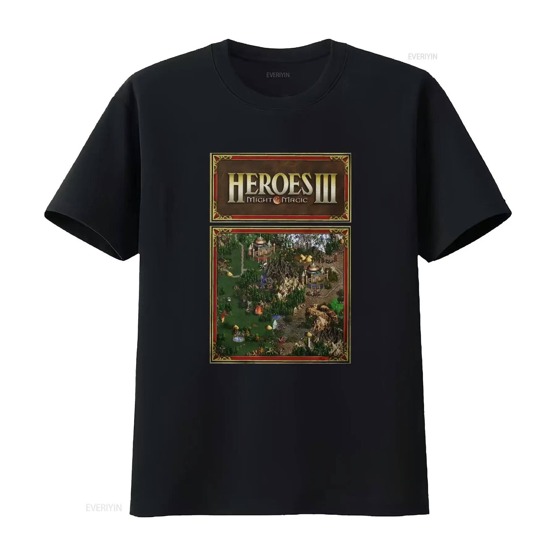 Heroes Map of Might And Magic  - Retro Gaming T Shirt avis et prix